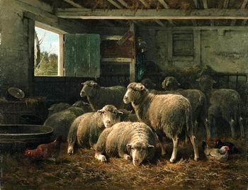 unknow artist Sheep 098 oil painting image